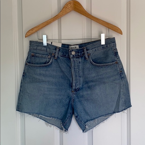 AGOLDE Reese High Rise Jean Shorts - NWT